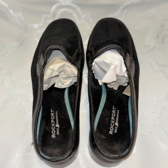 Rockport Sole Innovation side 6.5 black slides new no box or tags - Picture 5 of 8